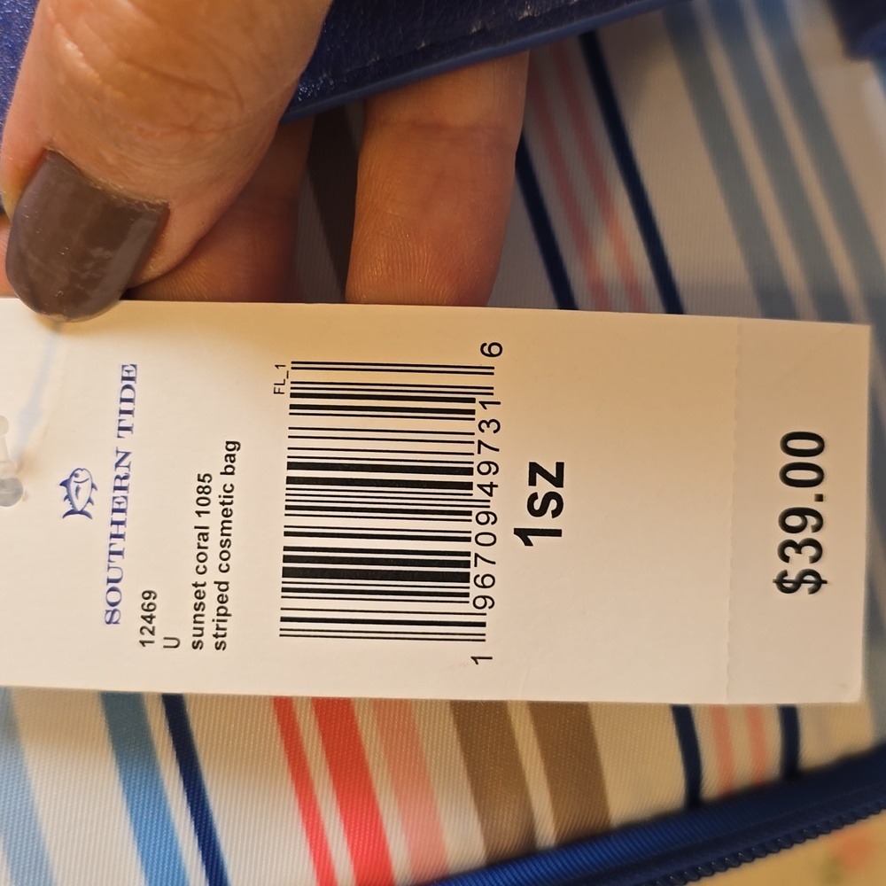 NWT Southern Tide Cosmetic Bag - Picture 5 of 9